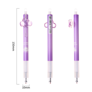 Penna Gel Retrattile con Decorazioni a Forma di Nuvola, Cuore e Stella, <span class=keywords><strong>Inchiostro</strong></span> Nero 0.5mm <span class=keywords><strong>per</strong></span> Scrittura Fluida, Uso Scolastico e d'Ufficio - Product Image 3