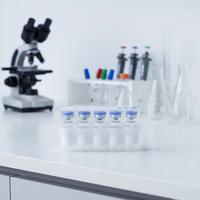 Boîte à peptides en plastique de 3 ml à 20 ml en gros, étui de voyage pour peptides, étui pour flacons de peptides, adapté au laboratoire