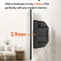 Interruptores y Enchufes de Pared Inteligentes WiFi Zigbee de 1/2/3 Vías con Reinicio Automático y Control por Aplicación Smart Life para el Hogar