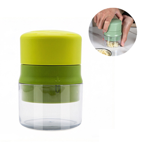 <span class=keywords><strong>Mini</strong></span> Prensa Manual de Ajo, Picadora de Verduras de Plástico PP, 3 Piezas, Sostenible, Fácil de Usar, Herramienta de Cocina Portátil, Lavable - Product Image 1