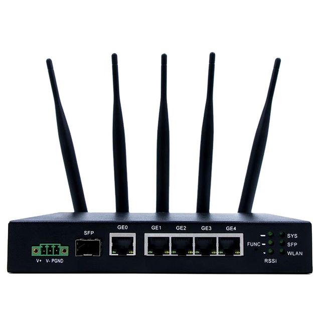 Virtual Private Network Wireless Wifi 300Mbps Gigabit 4G Router Modem 4G Lte Sim Card for SCADA