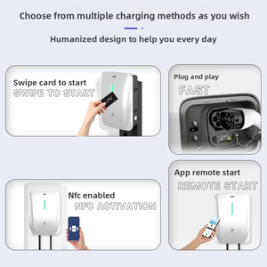 Estación de Carga para Vehículos Eléctricos Tipo 2 de 7-22KW, <span class=keywords><strong>Precio</strong></span> de Fábrica desde $105, OCPP 1.6J, Aplicación Inteligente, 32A, Cargador Rápido para Coche Eléctrico, WiFi 4G, IP67 - Product Image 4