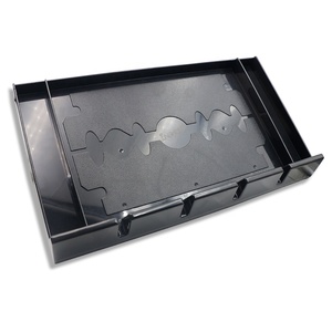 Coffre professionnel pour coiffeur et barbier, boîte à outils, avec 4 fentes, support de rangement, pour Salon de <span class=keywords><strong>coiffure</strong></span>, <span class=keywords><strong>ciseaux</strong></span>, 1 pièce - Product Image 2