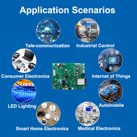 Soluciones de Circuitos Impresos Electrónicos Multicapa FR4 Personalizadas de Alta Calidad, Ensamblaje de PCBA OEM, PCB con Certificación ISO9001