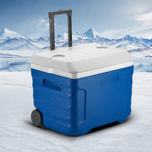 LIHENG al aire libre de gran capacidad 28L <span class=keywords><strong>caja</strong></span> enfriadora aislada con ruedas cubitos de hielo comida <span class=keywords><strong>caja</strong></span> congeladora refrigerada montada en el vehículo - Product Image 2