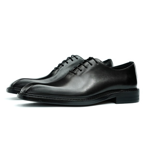 Zapatos de boda para novio, zapatos formales de cuero para negocios, zapatos de cuero genuino para hombre, zapatos hechos a mano - Product Image 1