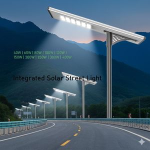 ไฟถนนโซลาร์เซลล์ LED ความสว่างสูง 100 วัตต์ (กันน้ำระดับ IP67 รับประกัน 3 ปี ผลิตในสหรัฐอเมริกา) อุณหภูมิสี 2700-6500K - Product Image 5