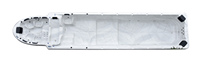 Piscine extérieure sans fin de 11,8 m avec spa de massage autoportant en acrylique, modèle BG-6617, fabriquée en Chine