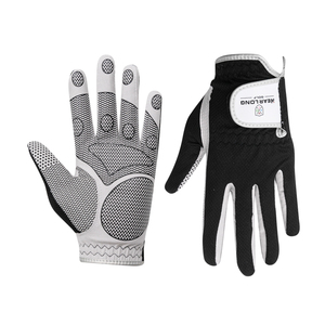 Gants de golf personnalisés protégés contre les UV PU avec poignées Gants en <span class=keywords><strong>cuir</strong></span> Cabretta <span class=keywords><strong>beige</strong></span> - Product Image 2