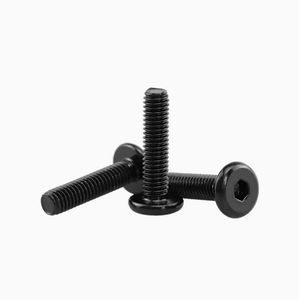 LeGood M2.0X10mm Électrophorèse Noir Hex Tête Plate Machine Vis 304 Acier Inoxydable pour Meubles Système de Mesure Métrique - Product Image 2