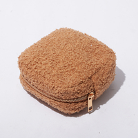 Keymay Rts Stock Offre Spéciale S M L Xl sac de voyage avec Logo personnalisé 4 couleurs maquillage pochette en peluche sac cosmétique en tissu éponge