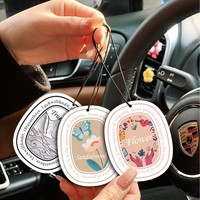 Feuilles désodorisantes avancées pour voiture, en papier, emballées sous vide, pour chambre, salon, armoire, sacs et vêtements