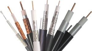 Rg59 CCTV cáp đồng trục con potencia 0.75mm2 CCA CCTV Camera 305m 1000ft Đồng CCA CCS Đen - Product Image 4