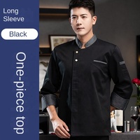 Tenue de travail de chef pour hommes, nouveau style, manches longues ou courtes, imprimée et brodée, pour personnel d'hôtel, restaurant et boulangerie, vente en gros