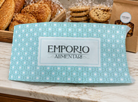Sac en papier recyclé personnalisé avec logo, vente en gros, sac cadeau en papier pour boulangerie et plats à emporter