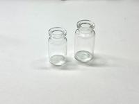 Flacon en verre transparent stérile vide, type USP 1, en borosilicate, pré-stérilisé, flacons tubulaires pour injection pharmaceutique, poudre lyophilisée