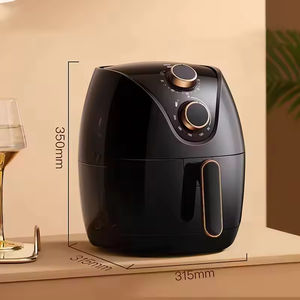 Friteuse électrique sans huile 1400W à panier unique en plastique antiadhésif avec contrôle de température - Product Image 4