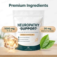 Complément alimentaire pour les nerfs OEM : Capsules molles d'acide alpha-lipoïque avec benfotiamine, NAC et complexe B pour la santé nerveuse