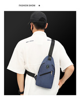 Mini sac messager personnalisé pour hommes, petits sacs de poitrine imperméables pour hommes