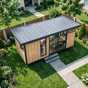 Palestra Modulare in Container per Esterni, Sala Allenamento da Giardino, Struttura Resistente, Installazione Rapida, <span class=keywords><strong>Design</strong></span> Salvaspazio - Product Image 3