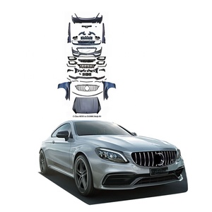 Accessori <span class=keywords><strong>per</strong></span> <span class=keywords><strong>carrozzeria</strong></span> classe C 2015 2020 vecchio W205 aggiornato al nuovo bodykit W205 C63s Amg <span class=keywords><strong>per</strong></span> Mercedes-Benz - Product Image 1