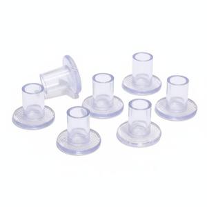 Embouts de remplacement noirs transparents antidérapants et anti-bruit pour talons hauts, protections de talon pour chaussures à talons hauts - Product Image 1