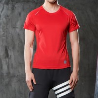 T-shirt unisexe antibactérien uni 100 % polyester écologique, respirant, à séchage rapide, idéal pour le jogging et la randonnée, vente en gros