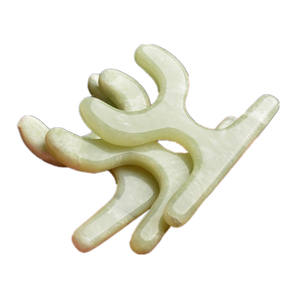 <span class=keywords><strong>Point</strong></span> de déclenchement limphatique Dreinage Pierre de jade Xiuyu Grattage Massage Réflexologie Guasha Masseur corporel Pierre de jade naturelle pour la douleur - Product Image 5