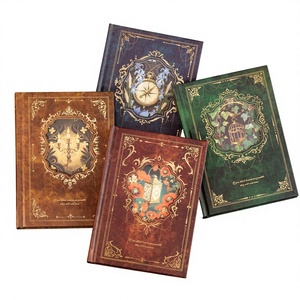 <span class=keywords><strong>Cuaderno</strong></span> <span class=keywords><strong>de</strong></span> Arte Vintage con Cubierta Hueca y Costuras Decorativas - Páginas a Todo Color, Diseño Nostálgico, Set en Caja <span class=keywords><strong>de</strong></span> Regalo - Product Image 1