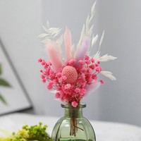 Mini-bouquets de fleurs séchées style forêt, ornements floraux, cadeaux et décorations pour mini-festivals