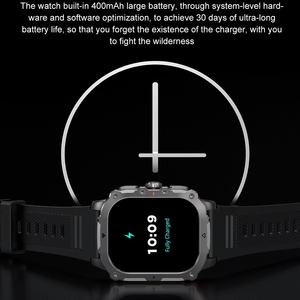 Smartwatch da Uomo Gk72 con Cinturino in Acciaio, Connessione One-Key, BT 5.1, Assistente Vocale AI, Interfaccia Utente Accattivante, Impermeabile IP67, Schermo AMOLED Quadrato, GPS - Product Image 5