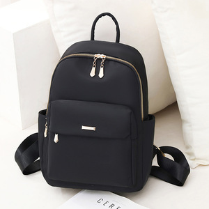 Korean Fashion Anti-Theft Waterproof Oxford Cloth Women's <b>Backpack</b> Zipper Closure-for Travel and <b>School</b> latop case - Product Image 2