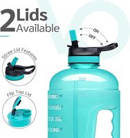 Bouteille d'eau de sport en plastique de 2,2 L grande capacité avec corde, sans BPA, personnalisable avec logo, pour la gym et l'extérieur – Vente en gros