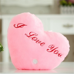 Oreillers lumineux étoile coloré brillant en peluche jouet avec <span class=keywords><strong>coussin</strong></span> léger Led jouets <span class=keywords><strong>coeur</strong></span> éclairer oreiller M1244 - Product Image 6