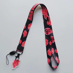 Porte-carte d'identité en polyester avec logo personnalisé Anime, sangle de téléphone avec cordon tour de cou pour Cosplayers et Fans, <span class=keywords><strong>accessoire</strong></span> mignon de dessin animé - Product Image 4