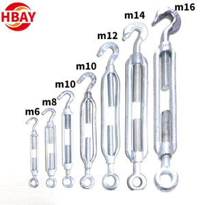 Nhiệm vụ nặng nề chúng tôi loại turnbuckle Mở kích thước cơ thể <span class=keywords><strong>din1480</strong></span> gian lận phần cứng với móc mắt làm bằng thép - Product Image 6