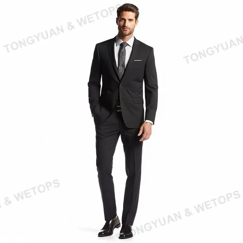 Men's Active Series Stretch Slim Fit Suit Men's Office Suits