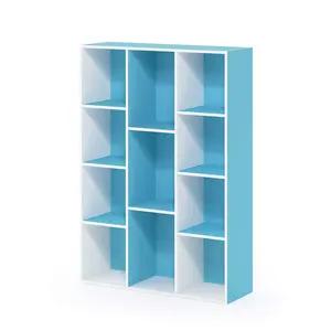 Книжный шкаф большой вместимости, розовый зеленый синий цвет, подходит для спальни, офиса, гостиной