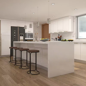 Mobili da Cucina Modulari Moderni con Design in Blockboard e Legno - Product Image 5