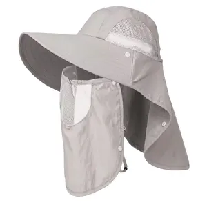 Factory Price Outdoor Breathable Customized Logo Sunscreen Sunshade Fishing Bucket Hat