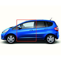 BONA Vente à chaud Portes avant de voiture en acier remplacées pour Honda Fit Jazz 2009-2014 67050-TK6-A306ZZ 67010-TK6-306ZZ