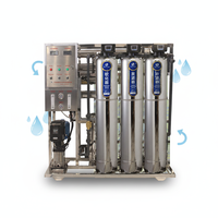 Système de purification d'eau par osmose inverse personnalisé pour puits souterrains, 1000 L/heure, avec pompe pour l'eau potable