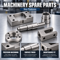 Pièces détachées pour machines, service d'usinage CNC, composants métalliques de précision sur mesure, fraisage, tournage pour la maintenance des équipements
