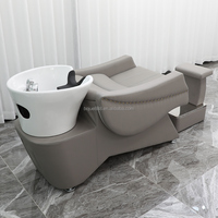 BoJue Salon Meubles Chaise De Lavage Des Cheveux Shampooing Lit SPA Tête Thérapie Shampooing Chaise Céramique Tête Bassin Lavage Des Cheveux Lit Fournisseur