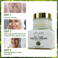 Crème Visage Luxe aux Raisins de Mer Tous Types de Peau Sans Sulfate Hydratante Anti-Rides Acide Hyaluronique Glycérine Centella Collagène