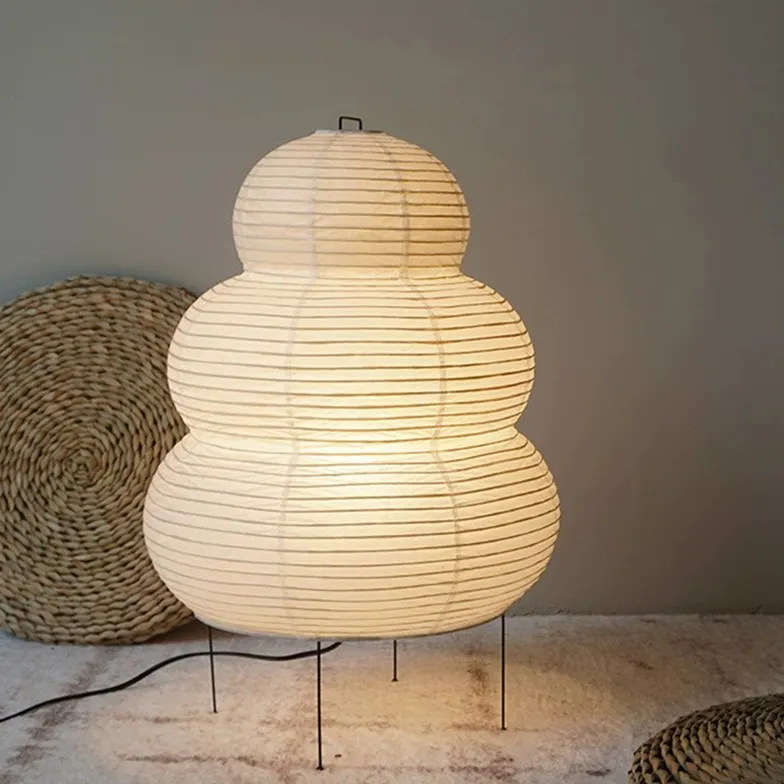 Japanese Style Decorative Desk Light Nordic Bedside Lamps LED Modern Paper Table Lamp