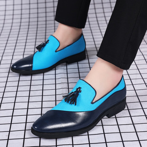 รองเท้าโลฟเฟอร์ผู้ชาย หนัง PU หัวมน สวมใส่ได้ทุกฤดู รองเท้าทางการ - Product Image 4