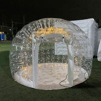 Dôme à bulles transparent gonflable pneumatique pour artistes avec château gonflable pour festivals et carnavals en plein air - Promotion exceptionnelle