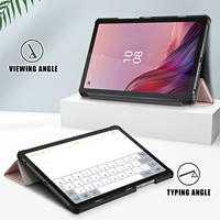 Étui rigide pour tablette 9 pouces pour Lenovo Tab M9 TB-310FU 2023/K9 2024, ultra fin, avec fonction de mise en veille/réveil automatique, antichoc