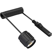 Lampe torche d'extérieur avec interrupteur à pression et support, lampe torche LED étanche à haute luminosité pour la chasse et les activités nocturnes